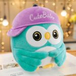 Plush Owl with cap Plush Owl Plush Animals 87aa0330980ddad2f9e66f: 22cm|35cm|50 cm