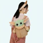 Yoda Baby Plush Backpack a7796c561c033735a2eb6c: Brown