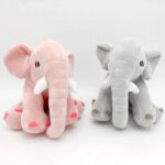 Cute grey elephant plush Animal Plush Material: Cotton