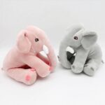 Cute grey elephant plush Animal Plush Material: Cotton