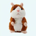 Peluche Hamster gris parlant Peluche Loutre Peluche Animaux Matériau: Coton