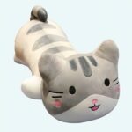 Grande peluche chat oreiller gris Peluche Animaux Peluche Chat Matériaux: Coton