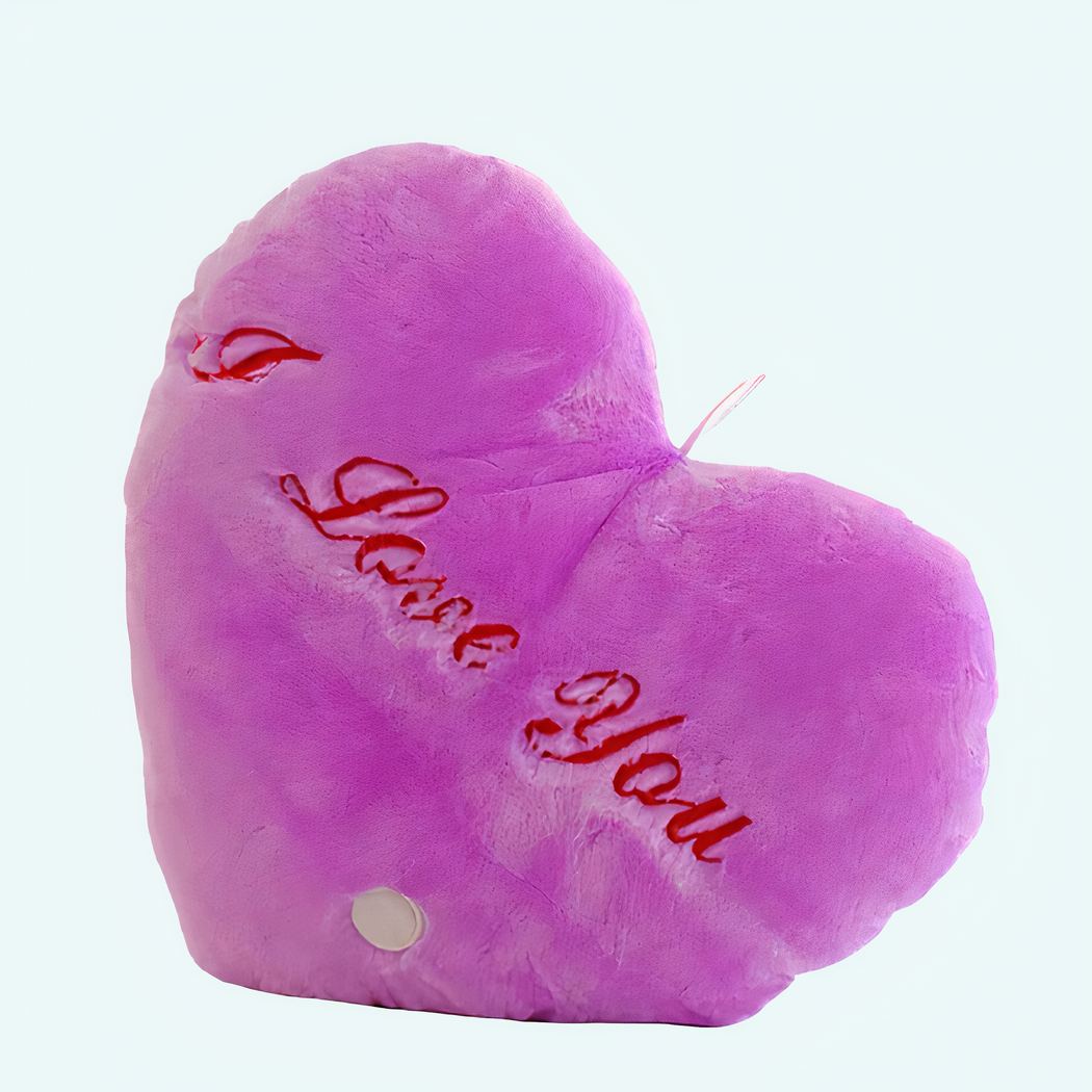 Luminous Plush Pillow Bright Plush Valentine's Day Pillow a7796c561c033735a2eb6c: White|Blue|Yellow|Pink|Violet
