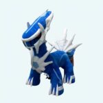 Pokémon Dialga plush on white background