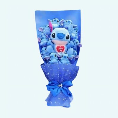 Stitch "I Love You" Plush Bouquet