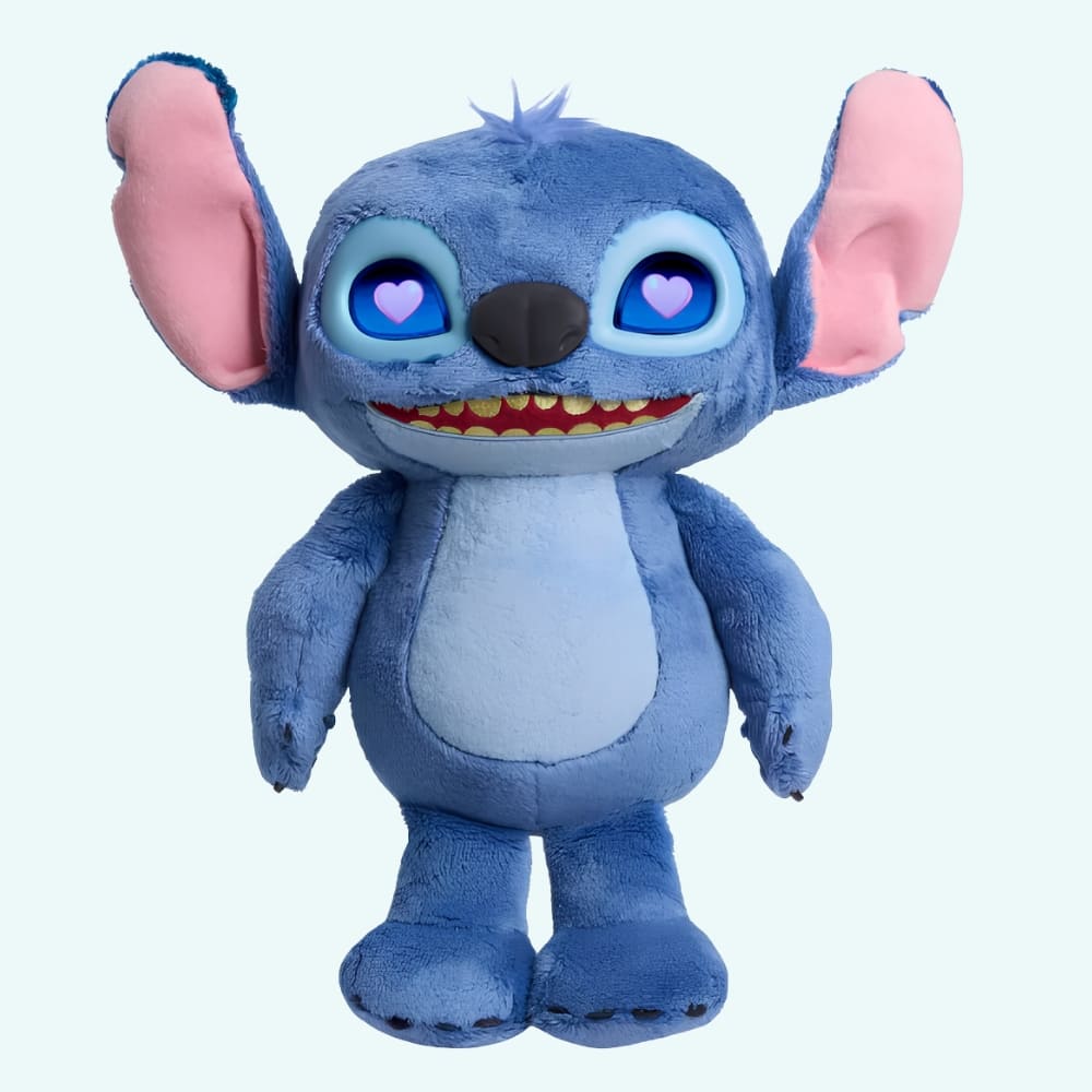 Interactive Talking Stitch Plush with LED Eyes