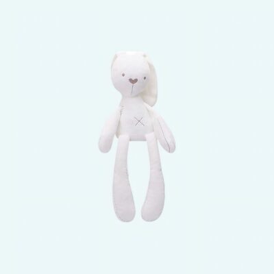 Soft & Cute White or Pink Bunny Stuffed Animal