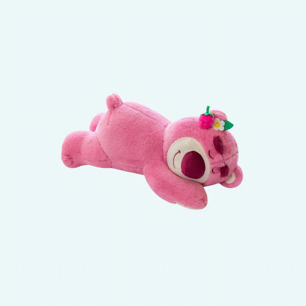 Img_01_25_Peluche_Oreiller_Ours_Rose_1.Jpeg Pink Bear Pillow Stuffed Animal IMG 01 25 peluche oreiller ours rose 1