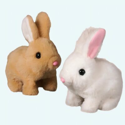 Electric Easter Bunny Stuffed Animal