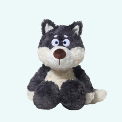 Cute & Fluffy Wolf Stuffed Animal