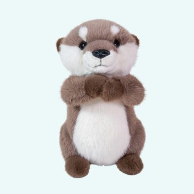 Cuddly Otter Plush with Magnetic Paws