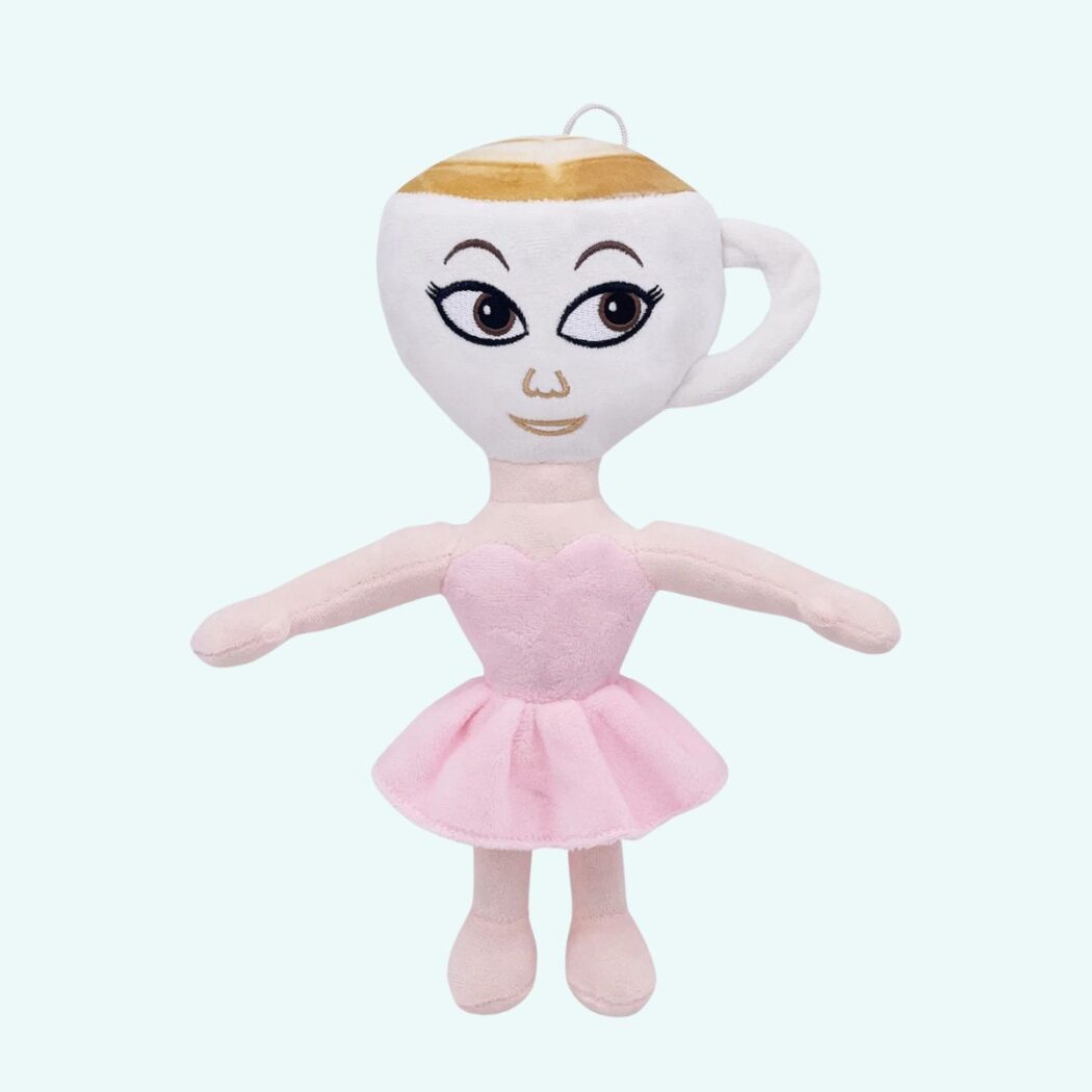 Brainrot Ballerina Cappuccina Plush IMG 05 2026 Peluche Brainrot Ballerina Cappuccina1