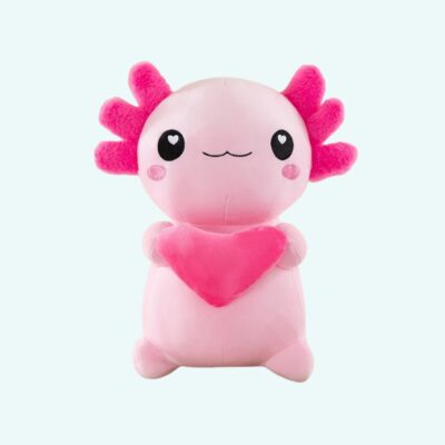 Kawaii Heart Axolotl Plush