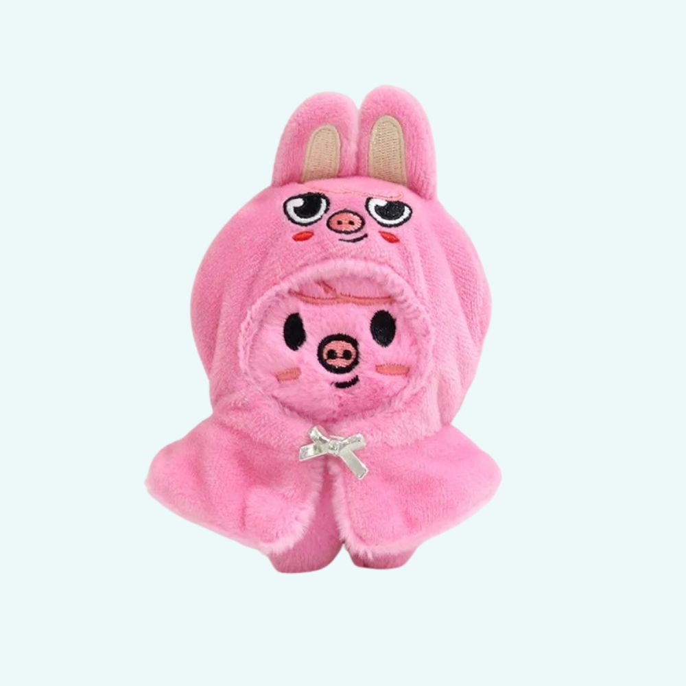 Stray Kids Changbin Dwaekki Pig Rabbit Kawaii Stuffed Animal IMG 09 2025 Peluche Stray Kids du lapin cochon de Changbin style kawaii 7