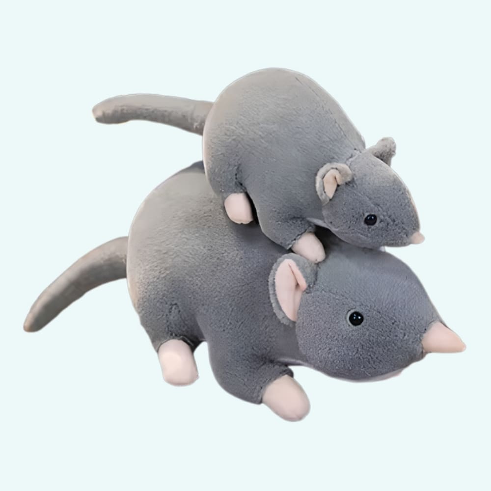 Img_09_2025_Peluche_Souris_Grise_A_Longue_Queue_1.Jpg Gray Mouse Stuffed Animal with Long Tail IMG 09 2025 Peluche souris grise a longue queue 1