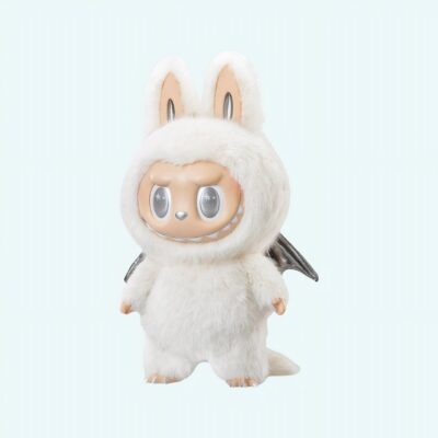 Zimomo Labubu White Angel Plush
