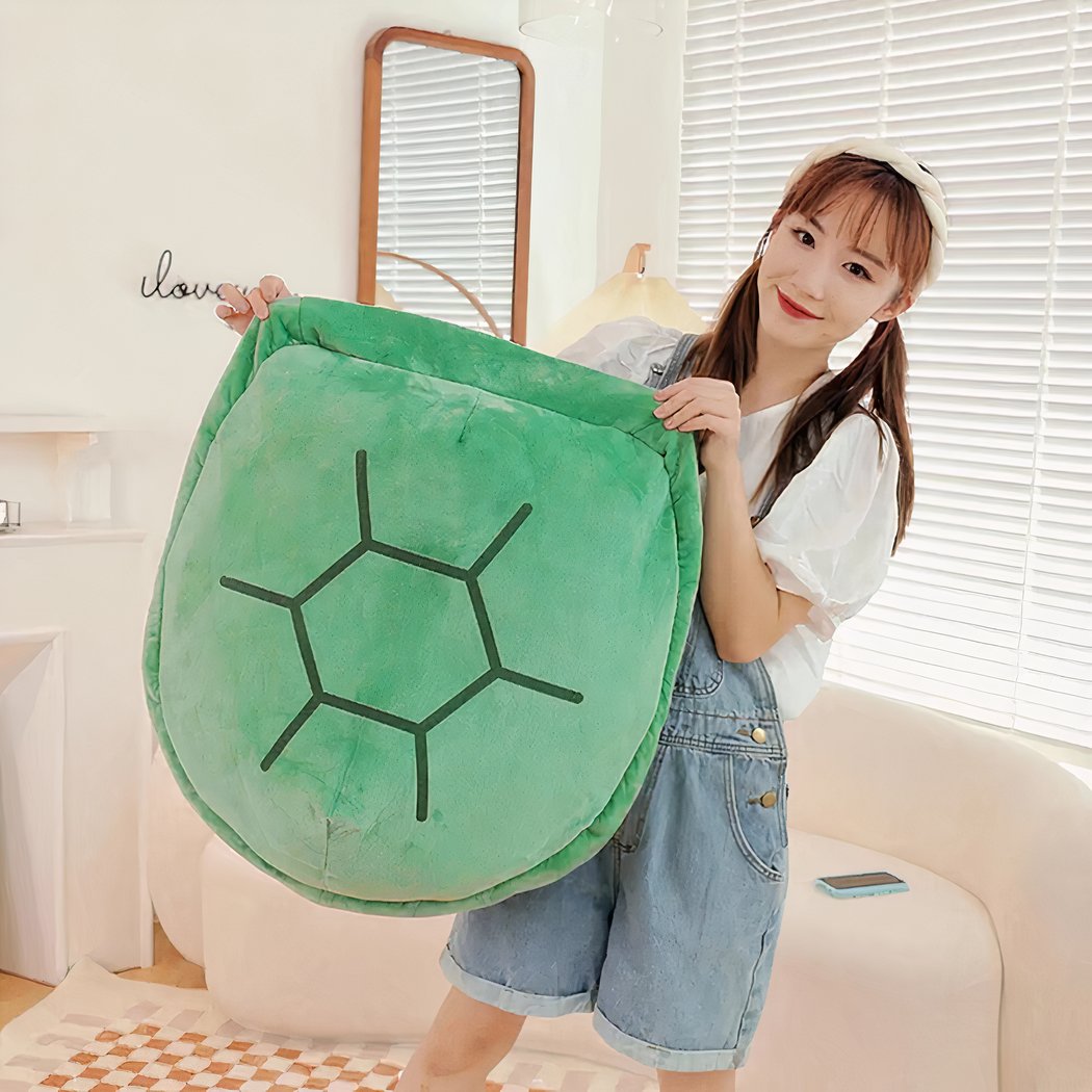 Turtle Shell Wearable Cushion IMG 10 23 coussin peluche portable forme tortue 2 10