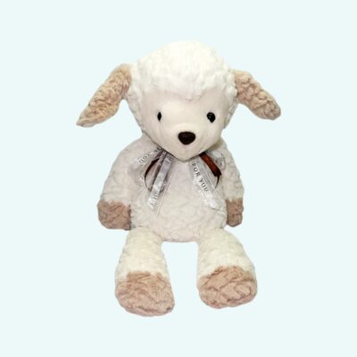 White Lamb Microwavable Dry Heat Stuffed Animal Warmer