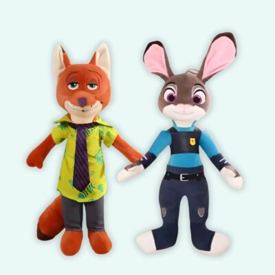 Zootopia Nick Wilde and Judy Hopps Disney Stuffed Animal