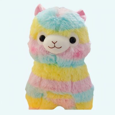 Multicolor Llama Stuffed Animal