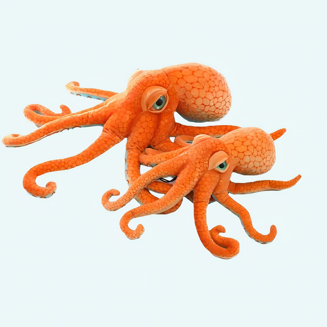 Realistic Octopus Stuffed Animal IMG Peluche realiste de pieuvre 1