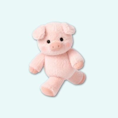 Running Pink Pig Stuffed Animal