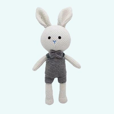 Crochet Mr. Rabbit Stuffed Animal