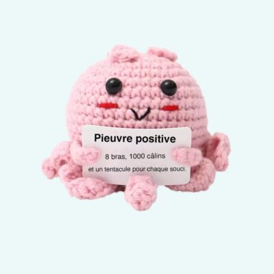 Positive Octopus Crochet Plush