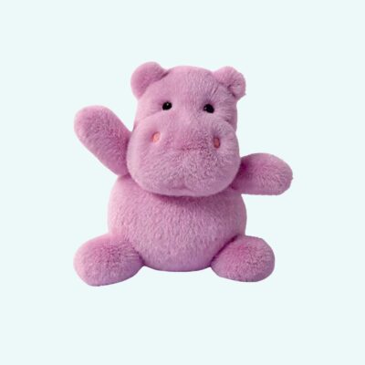 Cute Purple Hippopotamus Stuffed Animal
