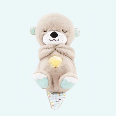 Breathing Otter Plush with Soothing Lullaby