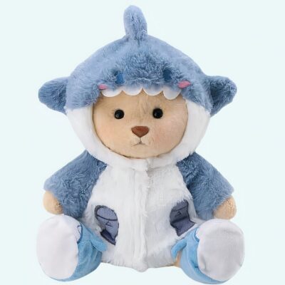Nino – The Handmade Articulated Teddy Bear with Shark Costume