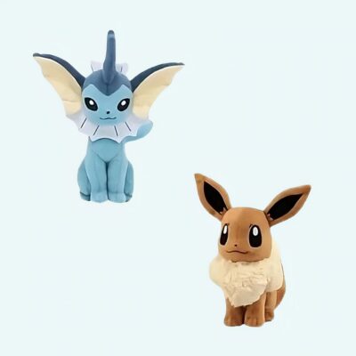 Pokémon Eevee 8" + Vaporeon Super Soft Plush Pack