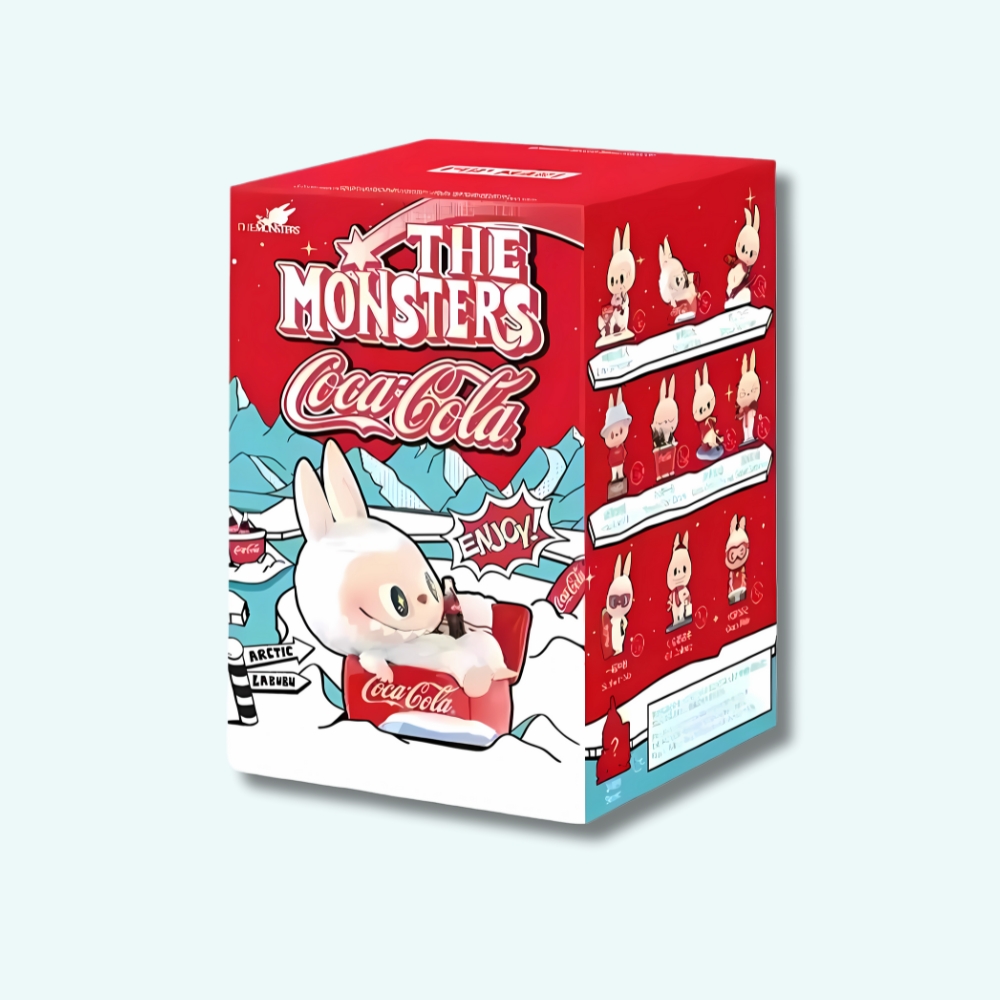 Mystery Box Labubu-Style Coca-Cola – The Monsters img 07 2025 Boite mystere type Labubu Coca Cola – Compagnons miniatures des peluches 1 1